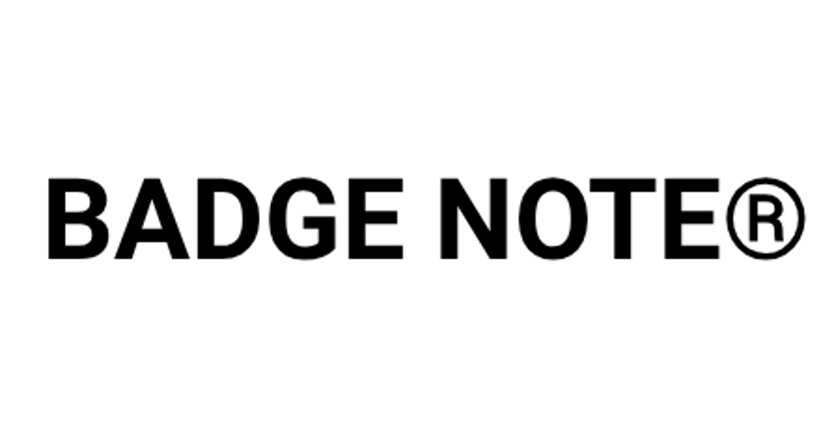 badge note – BADGE NOTE®