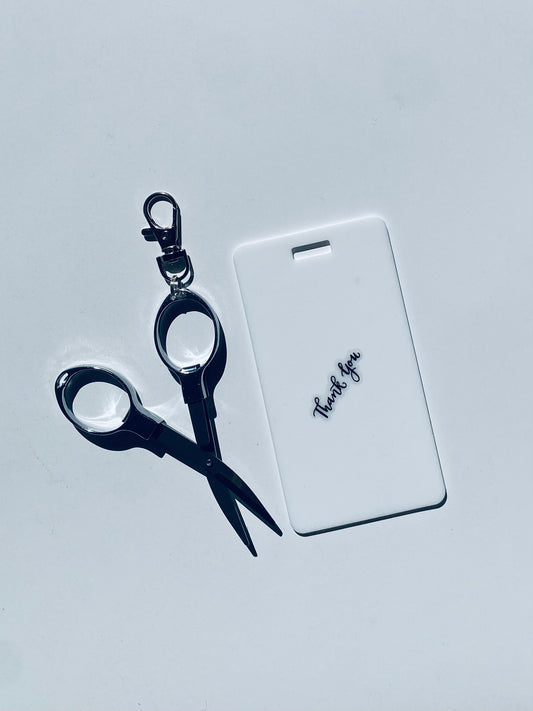 Vertical erasable badge with mini Scissors is the perfect pocket-sized accessory for healthcare professionals. Easily write on it with ballpoint pen, wipe it clean with alcohol pad, and reuse. Made of lightweight soft silicone, it's a nurse's essential for taking notes on the go. Attach it to your ID badge for convenience. ATTENTION: Gel &amp; super smooth/colored ink will smudge and may leave faint stains. www.badgenote.com