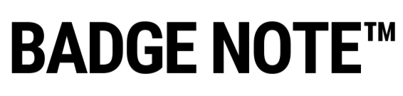 BADGE NOTE