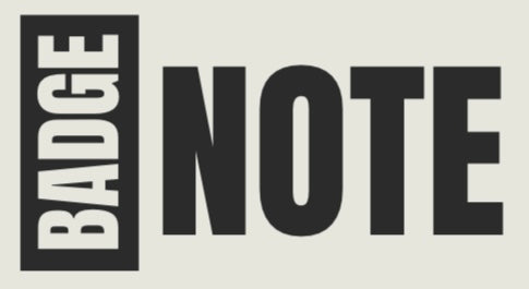 Gabage Note badge note – BADGE NOTE®