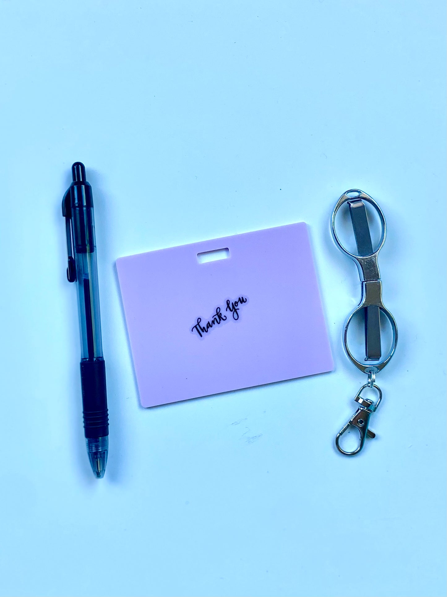 Bundle Horizontal Badge Note with Ballpoint and Mini Scissors