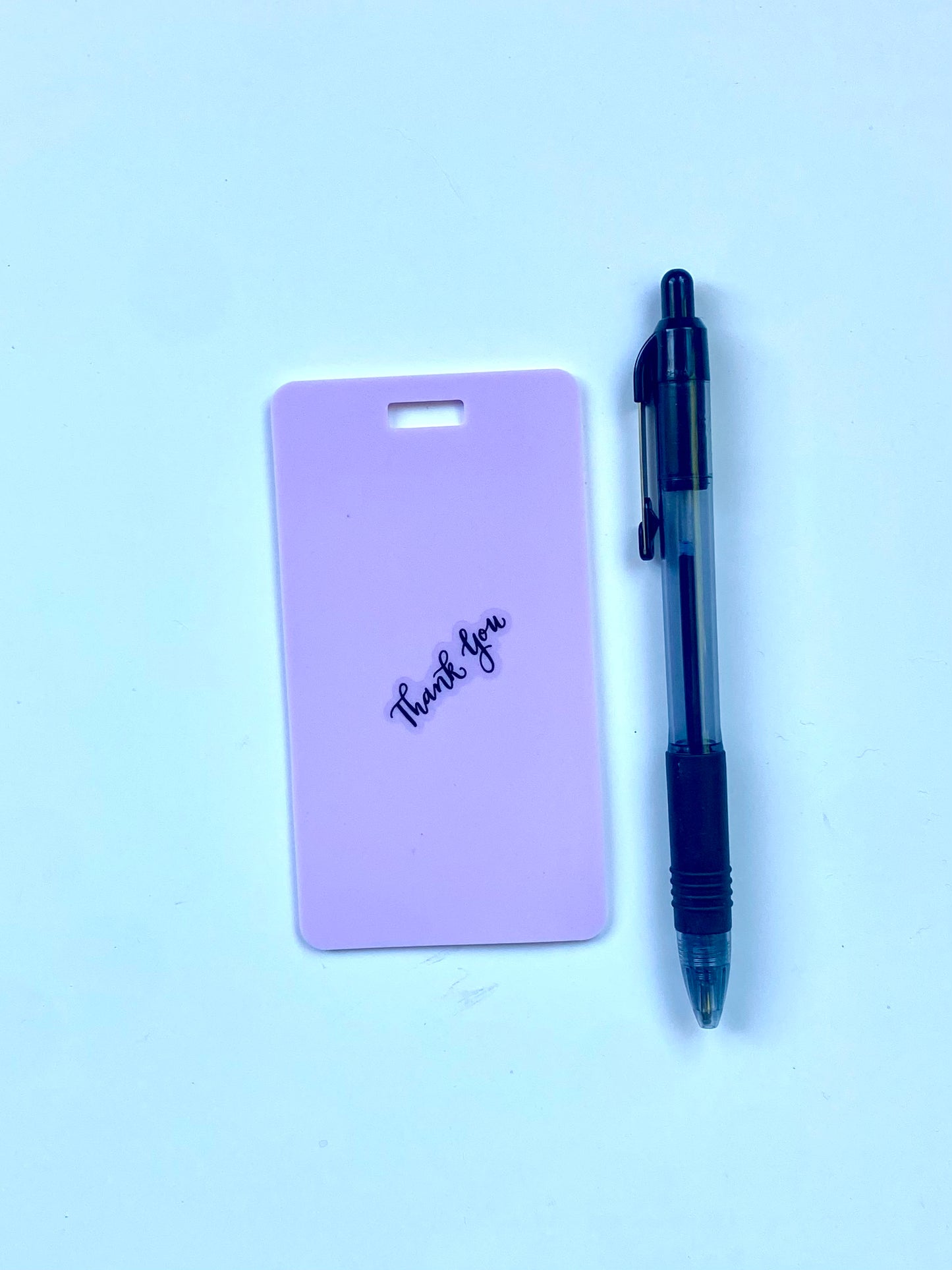 Vertical Erasable Badge with Ballpoint Pen (black ink) Zebra