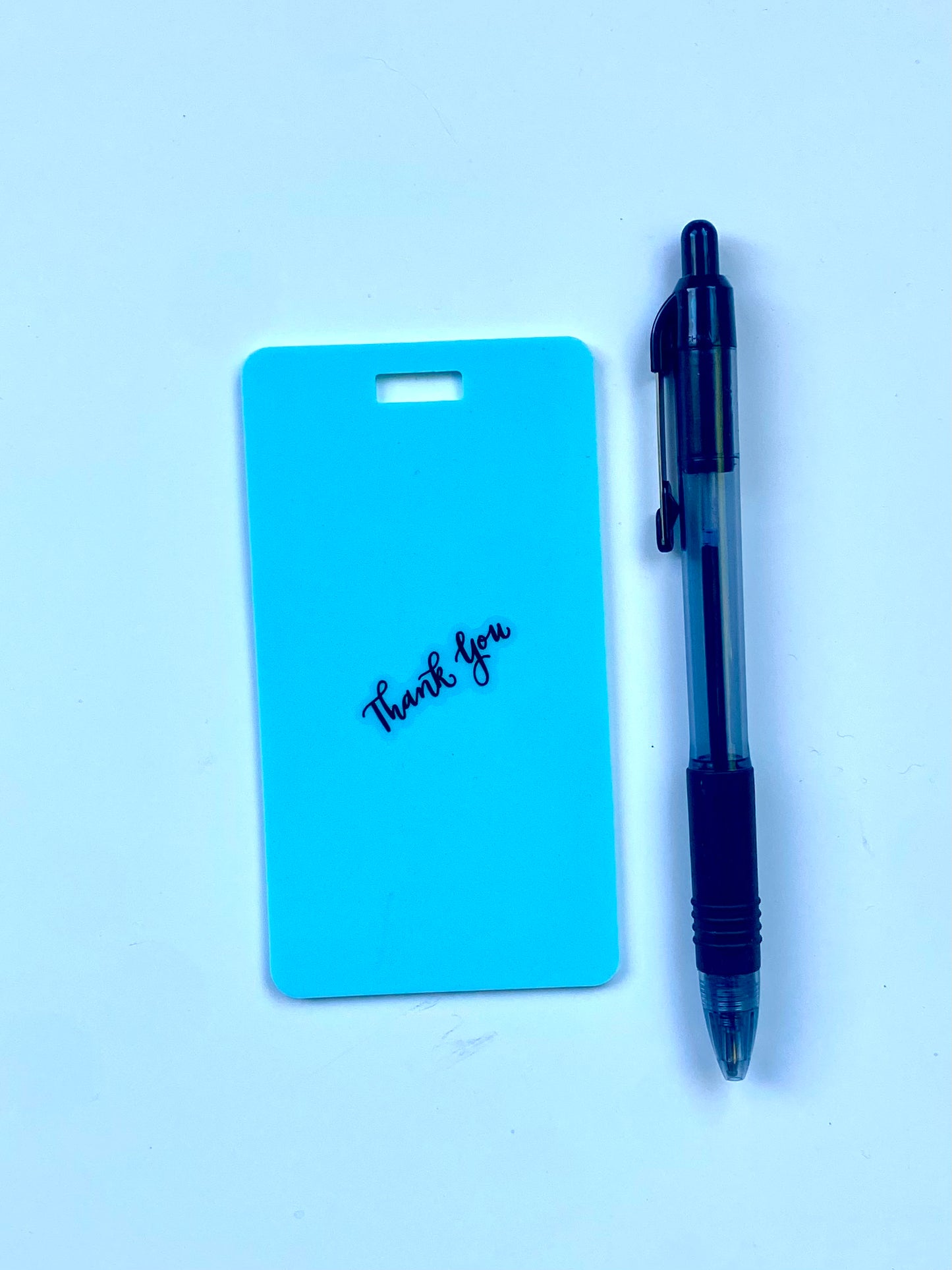 Vertical Erasable Badge with Ballpoint Pen (black ink) Zebra