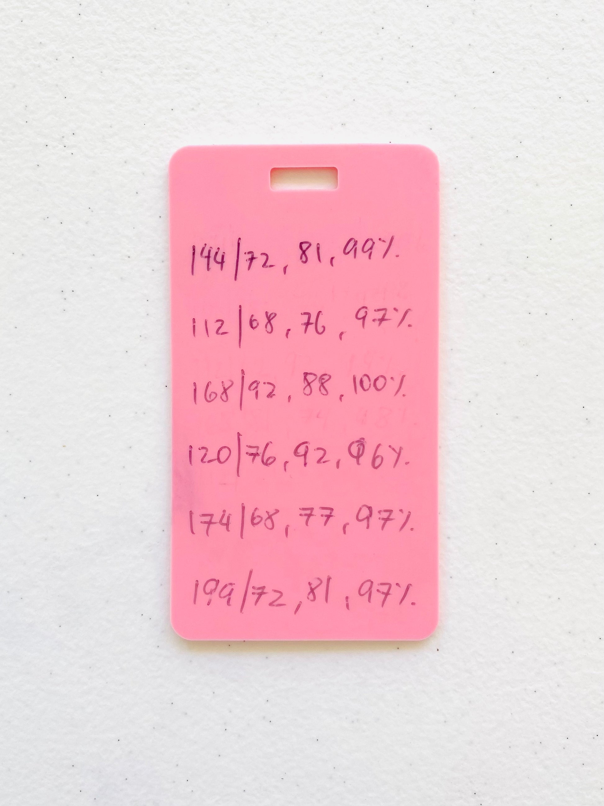 Vertical erasable badge is the perfect pocket-sized accessory for healthcare professionals. Easily write on it with ballpoint pen, wipe it clean with alcohol pad, and reuse. Made of lightweight soft silicone, it's a nurse's essential for taking notes on the go. Attach it to your ID badge for convenience. ATTENTION: Gel &amp; super smooth/colored ink will smudge and may leave faint stains. www.badgenote.com