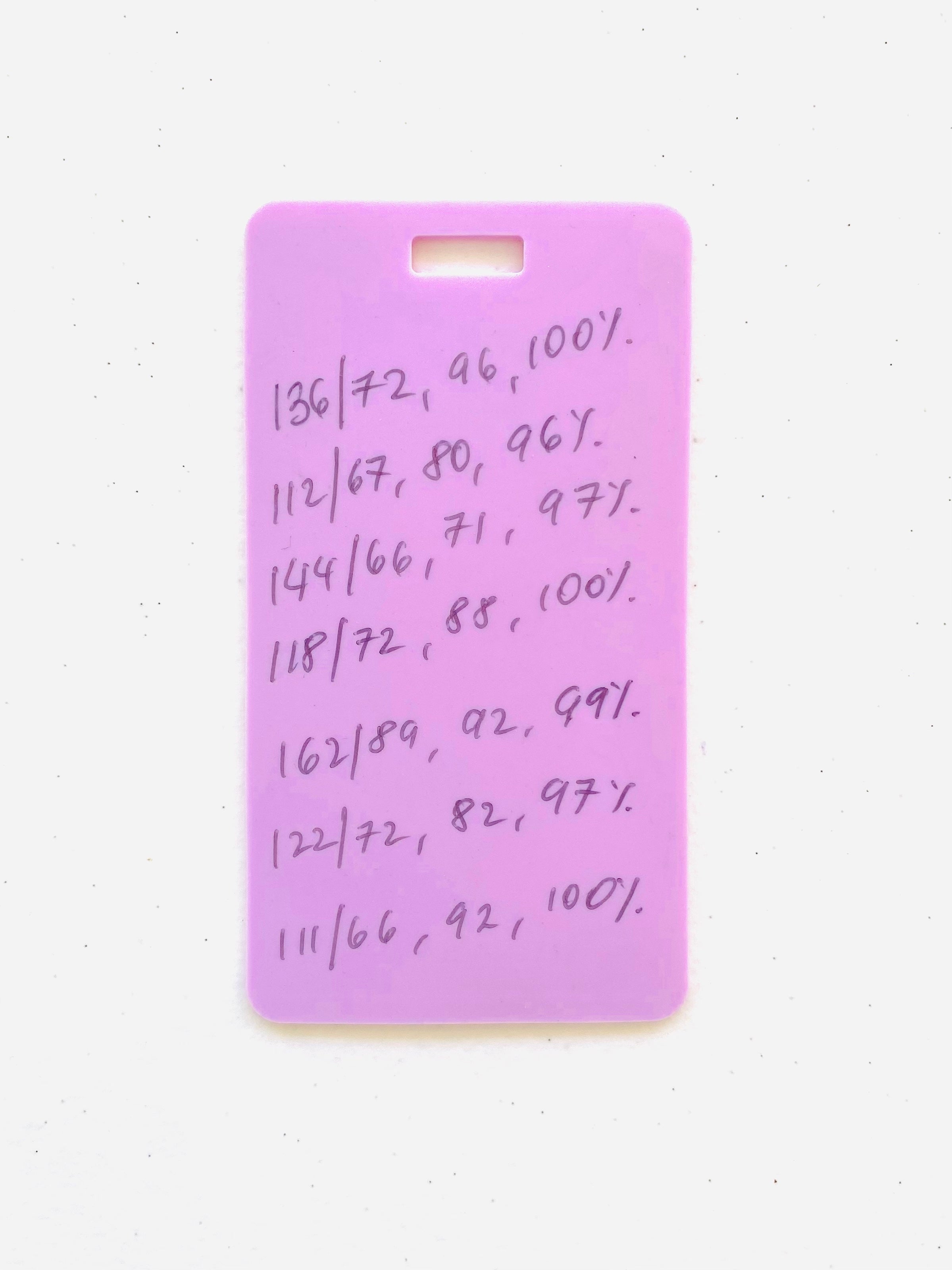 Vertical Erasable Badge Note – BADGE NOTE