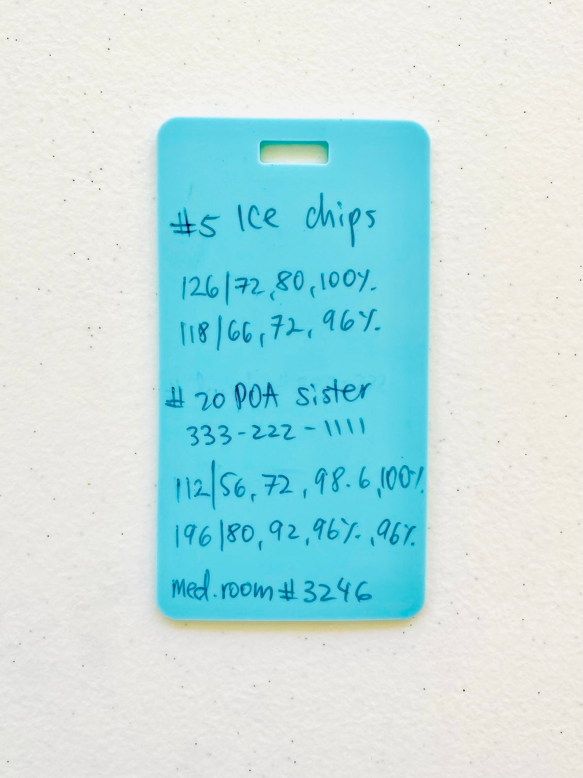 Vertical Erasable Badge Note – BADGE NOTE
